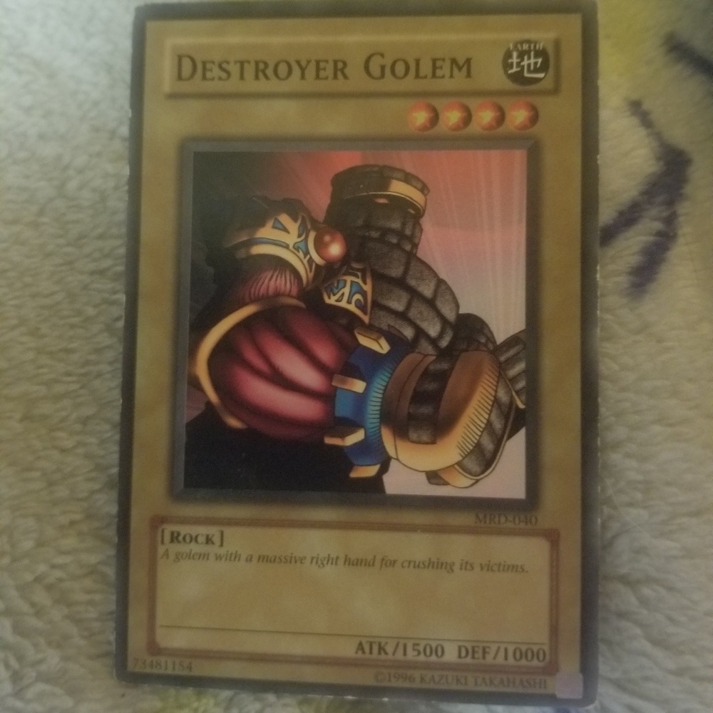 Destroyer golem yugioh card